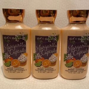 Bath and Body Works Margarita Cupcake Lotion.  8 fl Oz.  Each. Price is for 3.